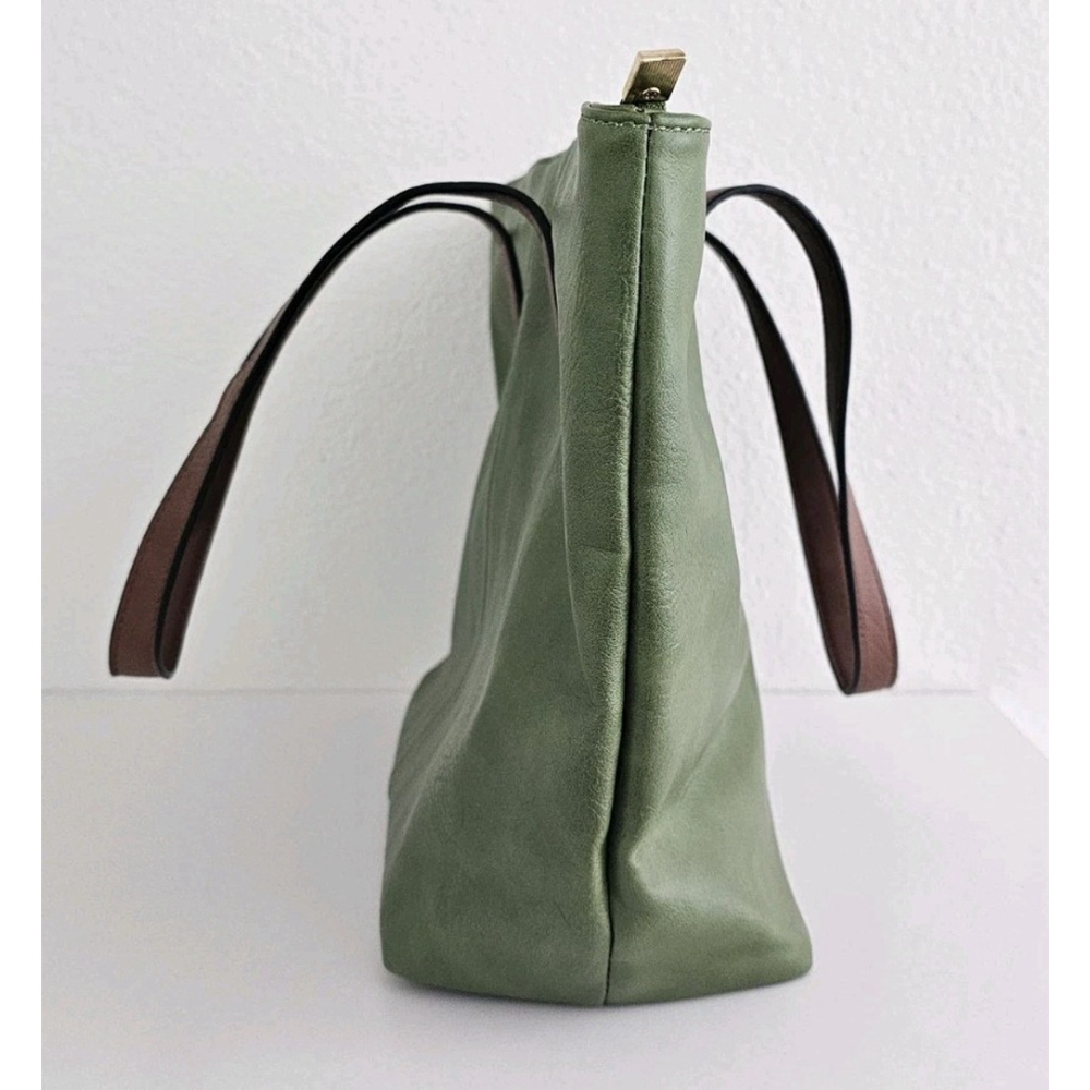 Long & Son London Olive Green Tote Bag - Excellent Pre-owned Condition - Picture 8 of 15